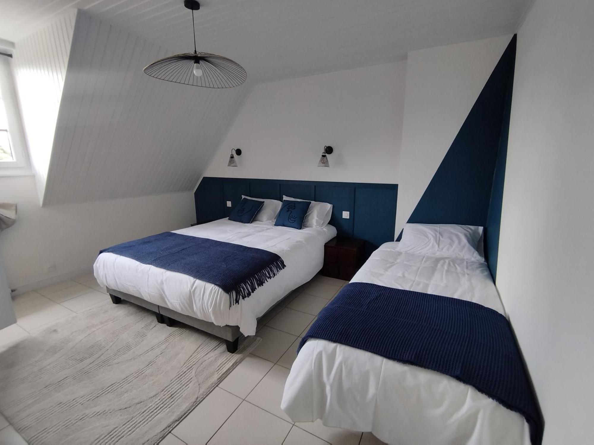 Bed and Breakfast Au Pti' Bonheur Saint-Coulomb Exteriér fotografie